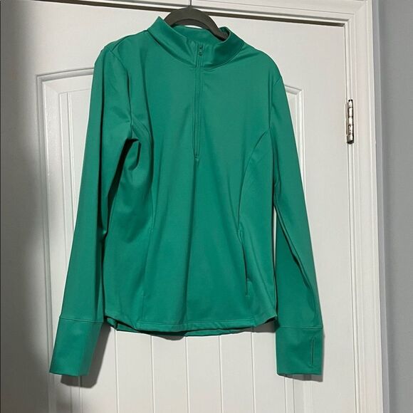 Tommy Bahama everyday active Green Quarter-Zip Pullover - Picture 1 of 8
